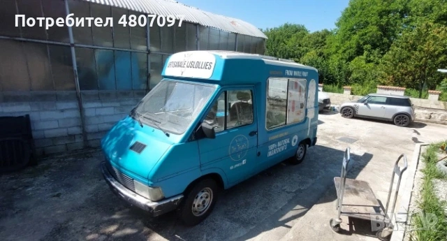 Продава кампер за тьрговски дейност. Продажба сладолед. 
