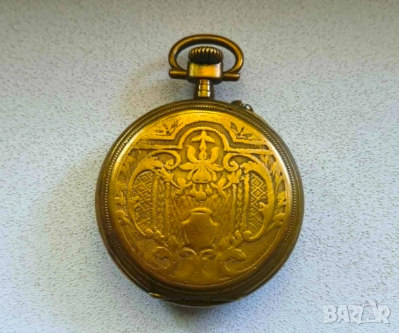 ПРОДАВАМ СТАР ФРЕНСКИ ДЖОБЕН МЕХАНИЧЕН ЧАСОВНИК - D'HORLOGERIE, снимка 3 - Антикварни и старинни предмети - 54713858