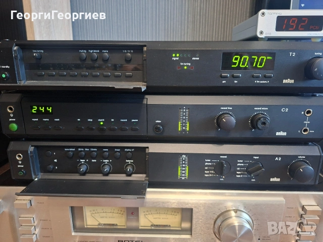 BRAUN A2 C2 T2, снимка 8 - Ресийвъри, усилватели, смесителни пултове - 54917288