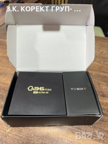 Медиен плейър Smart TV Box Q96 MAX 4K, Android, снимка 3 - Плейъри, домашно кино, прожектори - 53963252