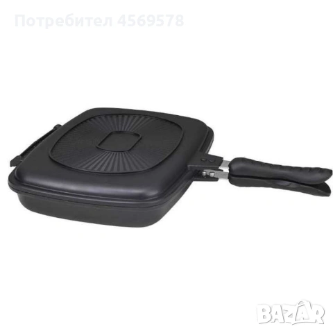 ‼️Тиган грил, двоен 32x25cm‼️, снимка 5 - Съдове за готвене - 54786511