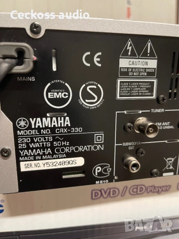 Мини стерео YAMAHA CRX-330, снимка 4 - Ресийвъри, усилватели, смесителни пултове - 54892273