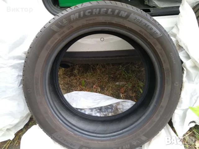 Гуми Michelin 205/55/17 като нови, снимка 5 - Гуми и джанти - 55419463