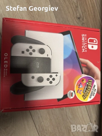 Nintendo Switch OLED (Бял) + 2-ри комплект Joy-Con + 45 Топ Игри (Zelda, Mario, Persona 5), снимка 3 - Игри за Nintendo - 54638050