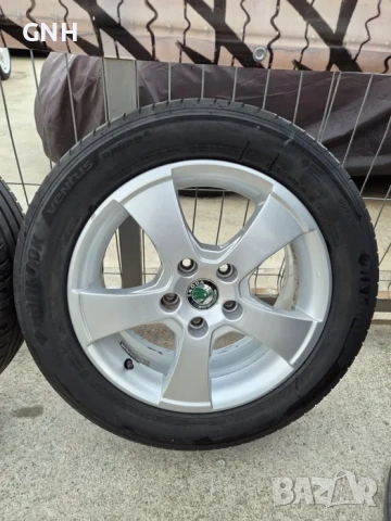 Джанти Skoda 16 цола , 5х112 , 6.5j ,et50 , 205/55/16 Audi Seat Vw, снимка 5 - Гуми и джанти - 54459861
