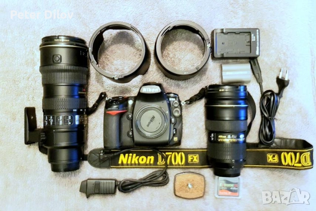 Професионален фотографски комплект: Nikon D700 + 24-70mm f/2.8 + 70-200mm f/2.8