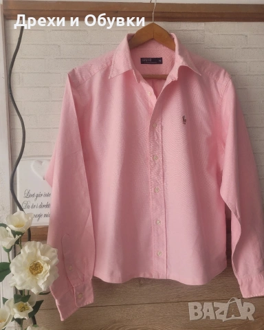 Нова розова риза POLO RALPH LAUREN , снимка 6 - Ризи - 54340687