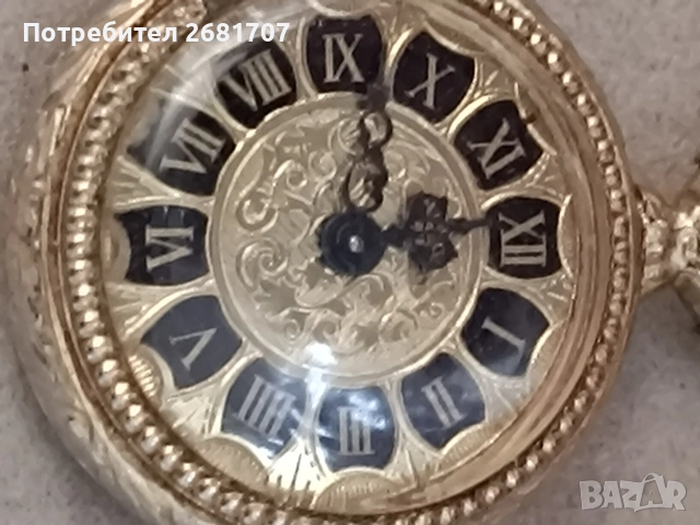 позлатен джобен дамски часовник , снимка 2 - Мъжки - 54963576