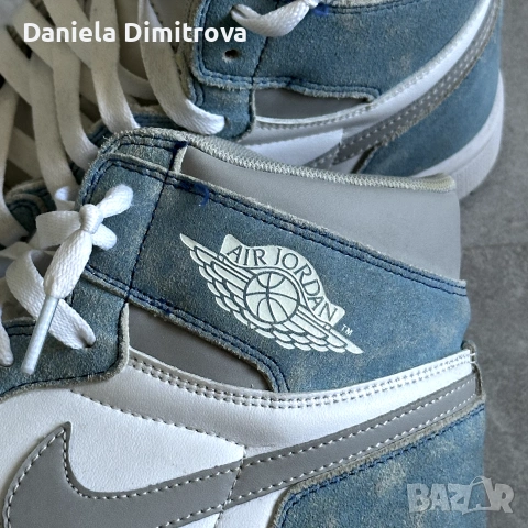 Мъжки маратонки Air Jordan 1 Retro High OG Hyper Royal, снимка 2 - Маратонки - 55273742