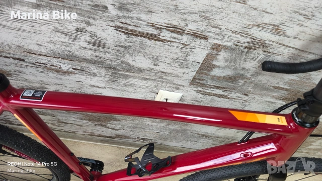 НОВ шосеен/Gravel велосипед Ridley Fenix SLA SRAM Rival/Apex XPLR Disc Fulcrum Rapid Red 500 27.5 |M, снимка 7 - Велосипеди - 55119661
