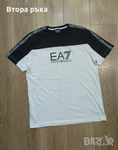 EA7 emporio armani тениска мъжка оригинален , снимка 2 - Спортни дрехи, екипи - 54666617