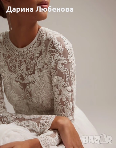 Булчинска рокля ASOS, снимка 2 - Рокли - 54290903