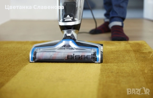 Безкабелна прахосмукачка 560W за мокро почистване Bissell 2225N CrossWave Pet Pro, снимка 8 - Прахосмукачки - 55143939