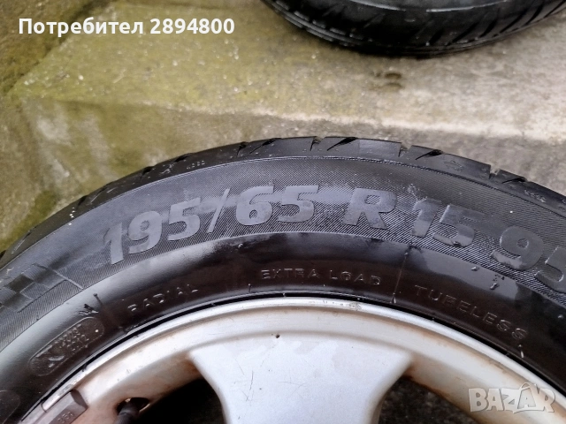 Джанти с гуми Опел Зафира , снимка 3 - Гуми и джанти - 54526355