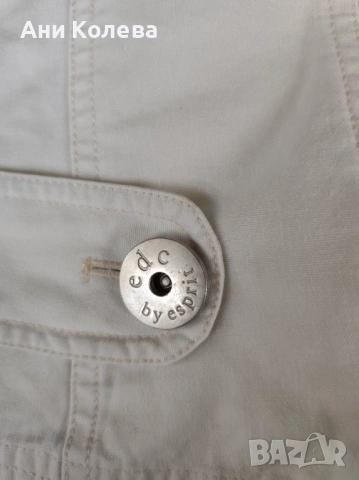 Дамско ,М но може S, на Esprit EDC, екрю, снимка 5 - Сака - 54741139