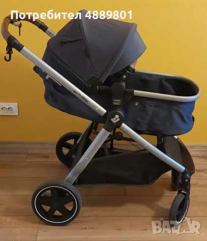 Детска количка  Maxi-Cosi Zelia 2 + столче за кола Maxi-Cosi + адаптери, снимка 2 - Детски колички - 55332514