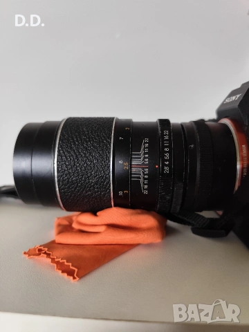 Обектив Auto-Edixon 135mm F2.8 (М42 резба), снимка 3 - Обективи и филтри - 54644149