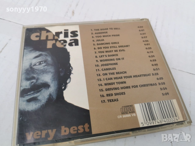 CHRIS REA CD 0707261140H2E7R, снимка 7 - CD дискове - 55185011