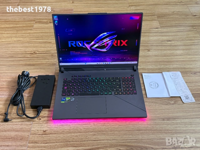 240Hz Asus ROG Strix 18`Core i9-14900HX/RTX 4070/32GB DDR5/1TB SSD/Гаранция 1г/ROG Nebula