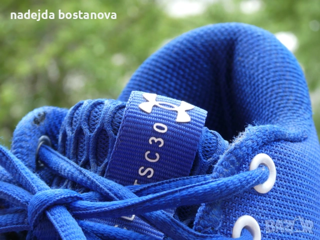продавам баскетболни маратонки under armour curry 3,номер 36,5 сини., снимка 6 - Маратонки - 54537919