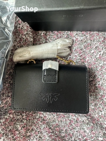 Чанта Pinko micro в черен цвят, снимка 2 - Чанти - 54048720