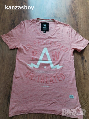 G-Star RAW - страхотна мъжка тениска КАТО НОВА M, снимка 7 - Тениски - 54283226