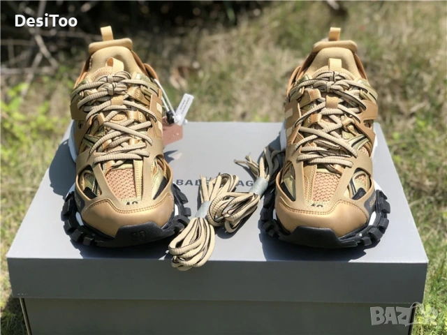 Balenciaga Track Sneaker "Camel" , снимка 4 - Маратонки - 54362599