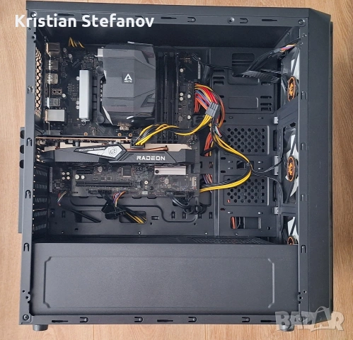 Геймърски Компютър/i3-12100F/RX 6500 XT/16GB RAM/SSD + HDDГеймърски компютър за игри