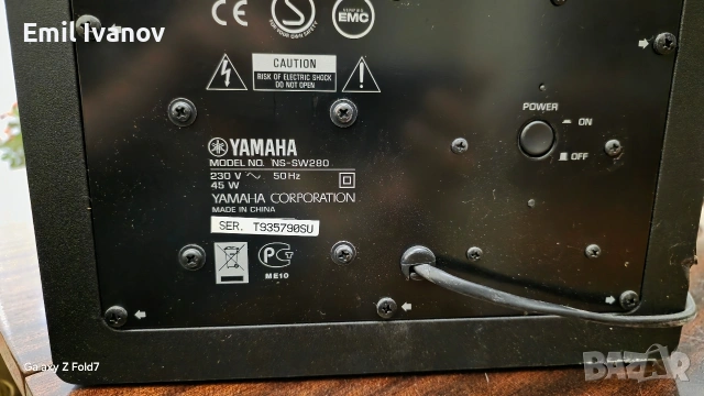 активен бас субуфер aktive SUB YAMAHA NS-SW280, снимка 3 - Тонколони - 54391402