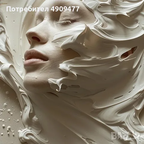 Колекционерска 3D Арт картина "Ethereal fluid woman 2 XXXL" – Лимитирана серия 4/10, снимка 4 - Картини - 55558067