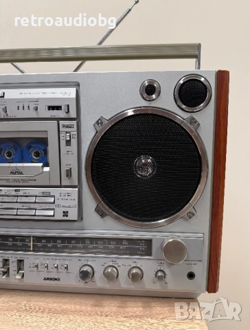 🔈Ретро радиокасетофон National RX-7000 - Boombox🔈, снимка 2 - Радиокасетофони, транзистори - 54638494