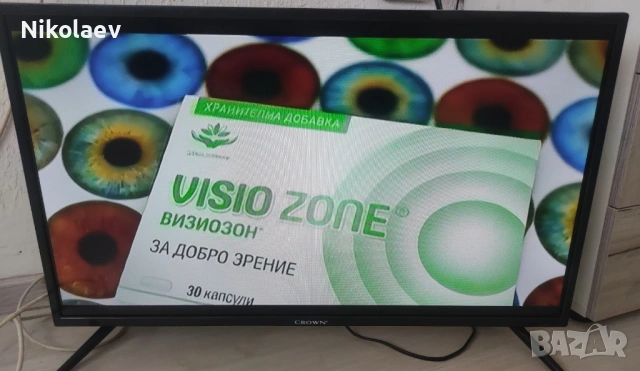 LED TV Crown 32 инча отличен, снимка 3 - Телевизори - 54661854