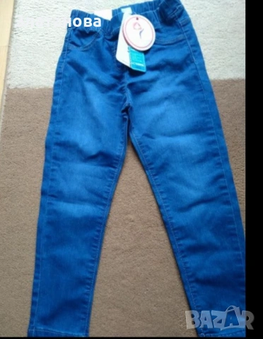 Дънки за момиче 4-5 г, снимка 5 - Детски панталони и дънки - 45299004