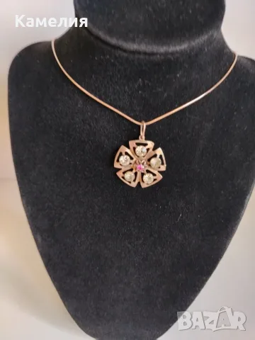 Руско сребро. Висулка , снимка 4 - Колиета, медальони, синджири - 55664605