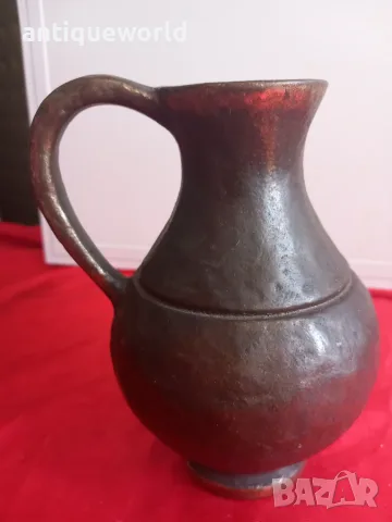 Стара Масивна БРОНЗОВА Кана ,Тежък Бронз, снимка 4 - Антикварни и старинни предмети - 55660370