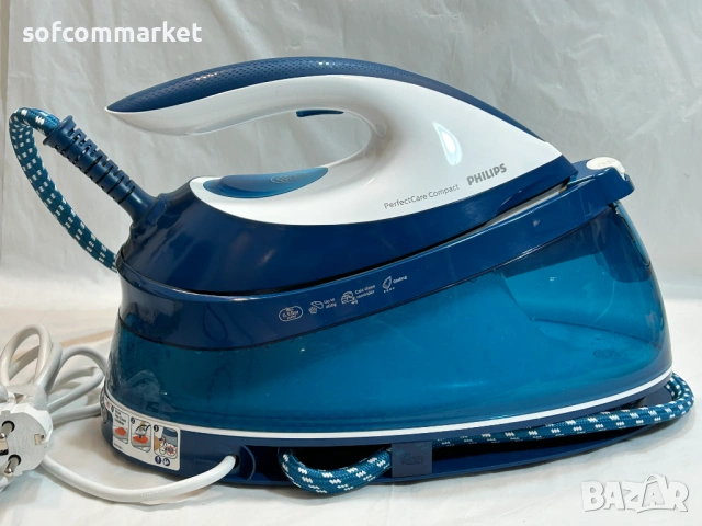 Парна станция/парогенератор Philips PerfectCare Compact GC7844/20 – нова!