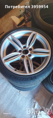 ОРИГИНАЛНИ Bmw f10/11 джанти с гуми , снимка 2 - Гуми и джанти - 53969085
