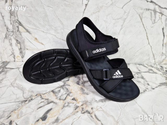 Adidas Нови Мъжки Черни Сандали Адидас , снимка 2 - Мъжки сандали - 54487778