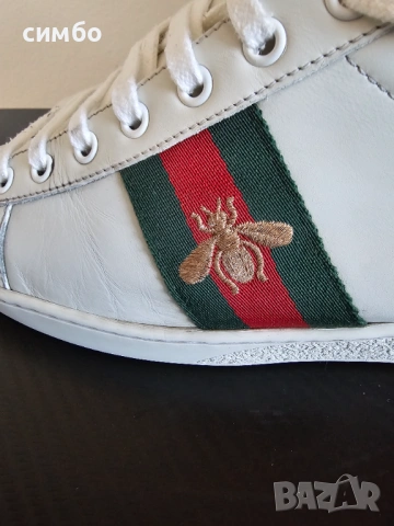 Gucci Men's Ace Sneaker , снимка 11 - Маратонки - 54240466