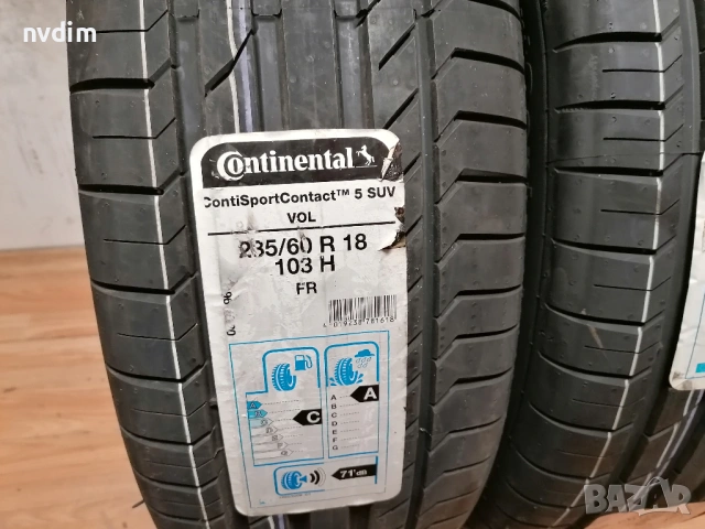 235/60/18 Continental / летни гуми джип SUV, снимка 2 - Гуми и джанти - 54046119