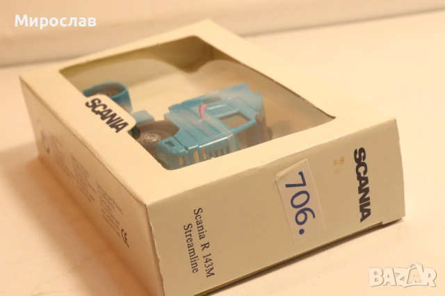 WIKING H0 1/87 SCANIA КАМИОН ВЛЕКАЧ МОДЕЛ КОЛИЧКА, снимка 3 - Колекции - 54210801