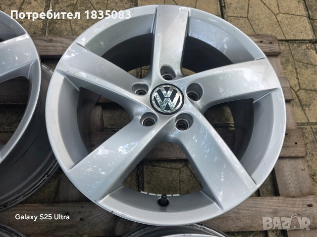 Лети джанти 16ки 5х112 VW, снимка 7 - Гуми и джанти - 55262193