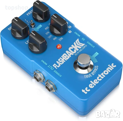 Чисто нов легендарен ефект за китара TC Electronic Flashback 2 Delay Pedal с MASH технология , снимка 2 - Други - 54949800