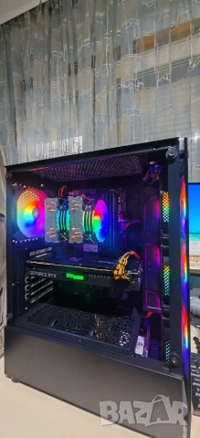 Продавам Геймърско PC Ryzen 5 5500/32Gb Samsung/512GB SSD+1000Gb HDD/RTX 2070 Super/Гаранция, снимка 10 - Геймърски - 54775663