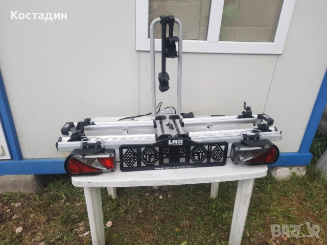 Багажник за колела за теглич Eufab Premium Сгъваем, снимка 2 - Аксесоари и консумативи - 54530738