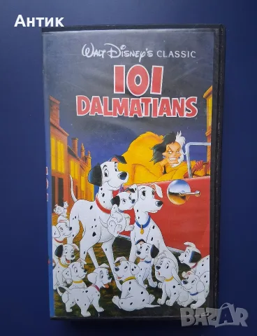 Видеокасета VHS 101 Далматинци Анимация Имало едно време Детски Игрален Филм