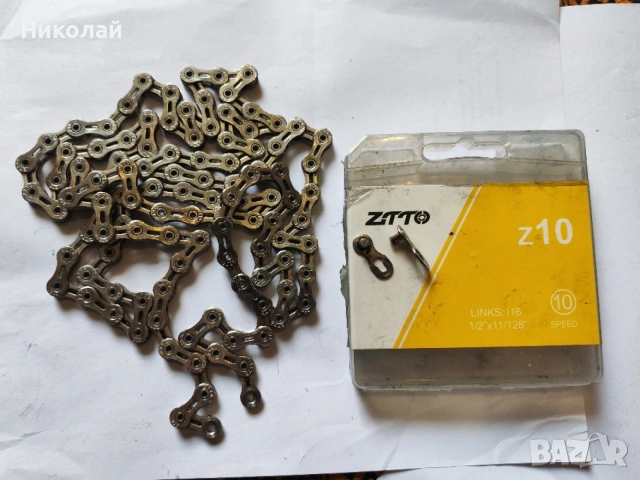 Венец касета Shimano 105 CS-HG62-10s + верига, снимка 7 - Части за велосипеди - 54463803