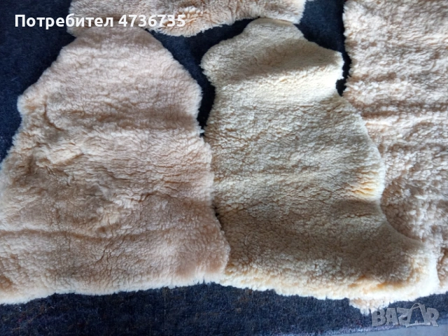 Обработени агнешки кожи , снимка 2 - Други стоки за дома - 54053347