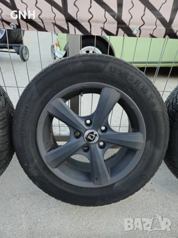 Джанти Diewe 15 цола , 5х112 , 6.5j ,et45 195/65/15 Vw Audi Seat Skoda, снимка 4 - Гуми и джанти - 54527742