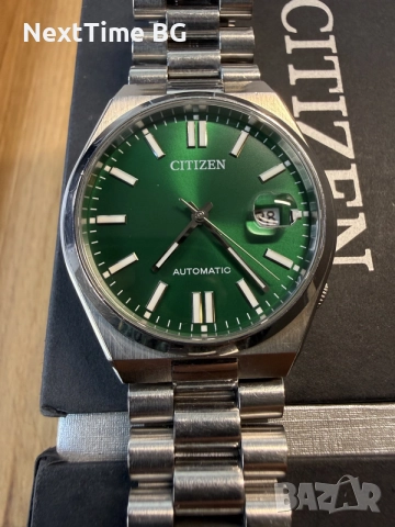 Часовник Citizen Tsuyosa Automatic (Green Dial) — Пълен комплект